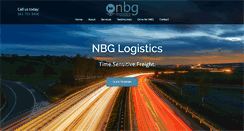 Desktop Screenshot of nbglogistics.com