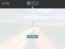 Tablet Screenshot of nbglogistics.com